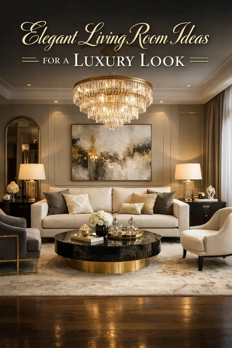 Elegant Living Room Ideas for a Luxury Look