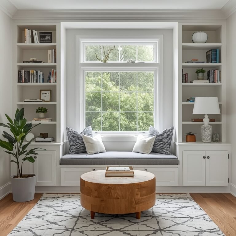 Modern Cozy Reading Nook Ideas with Natural Window Light