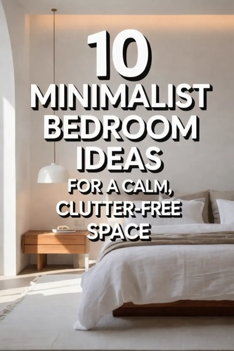 10 Minimalist Bedroom Ideas for a Calm, Clutter-Free Space
