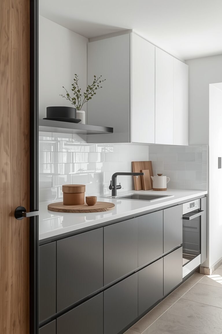 Minimalist Modern Kitchen Décor with Clean Lines
